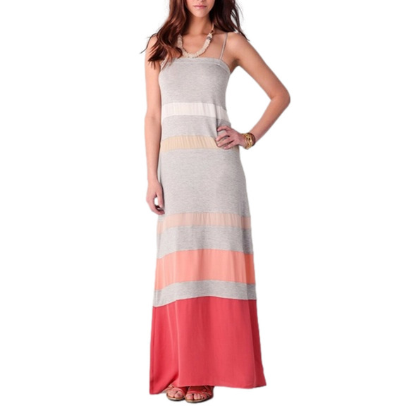 HAUTE Hippie Stripe Maxi Dress - Picture 1 of 7